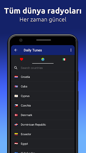 Daily Tunes - türk radyoları ekran görüntüsü