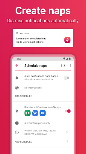 Nap: notification manager ekran görüntüsü