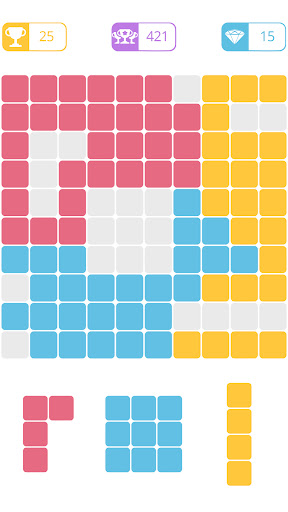 10x10 : fill the grid ! ekran görüntüsü