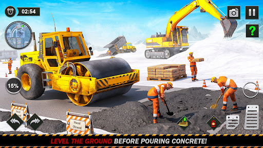 Snow Offroad Construction Game ekran görüntüsü