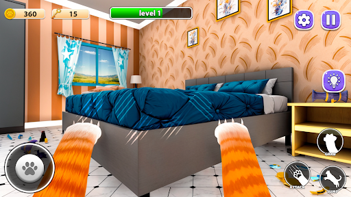 Scary Cat Simulator Mom Escape ekran görüntüsü