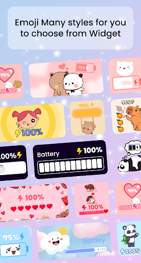 Emoji Battery Widget: Offline ekran görüntüsü