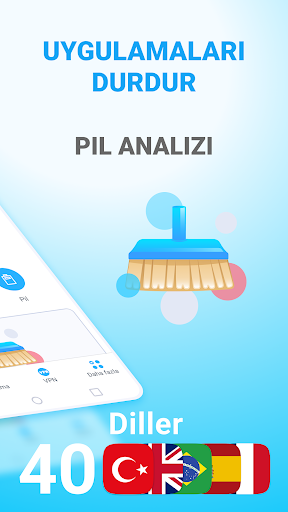 Clean master & Antivirüs & VPN ekran görüntüsü