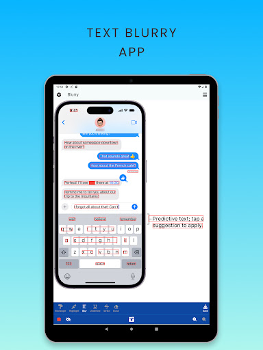 Blurry - Text Privacy ekran görüntüsü