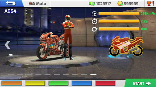 Gerçek bir motor yarışı 3D ekran görüntüsü