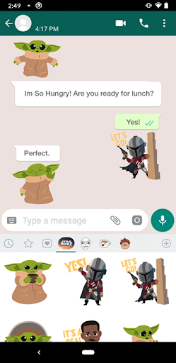 The Mandalorian Stickers ekran görüntüsü