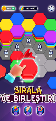 Hexa Sort ekran görüntüsü