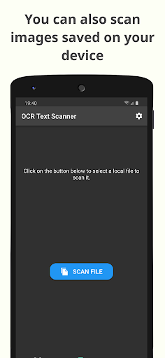 OCR Text Scanner ekran görüntüsü