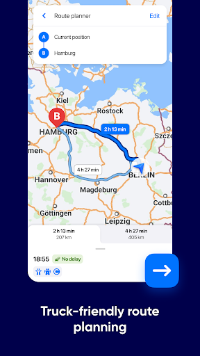 Eurowag Navigation - Truck GPS ekran görüntüsü