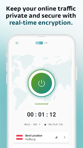 ESET VPN ekran görüntüsü