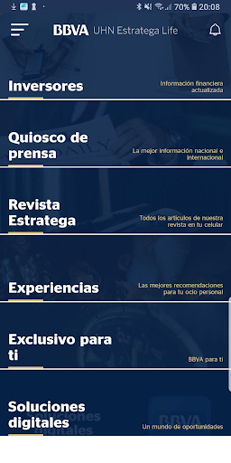 BBVA Estratega life ekran görüntüsü