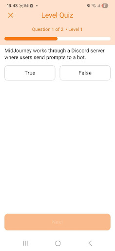 Courzy - Learn AI Tools ekran görüntüsü