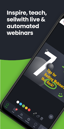 ClickMeeting Webinar App ekran görüntüsü