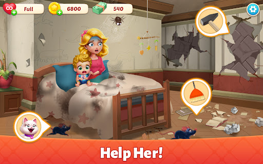 Baby Mansion-home makeover ekran görüntüsü