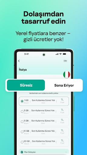Kaspersky eSIM Store ekran görüntüsü