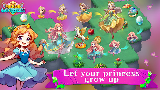 Merge Magic Princess: Tap Game ekran görüntüsü