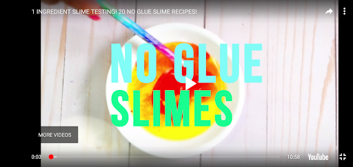 Slime nasıl yapılır ekran görüntüsü