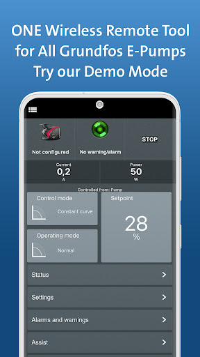 Grundfos GO Remote - Pump Tool ekran görüntüsü