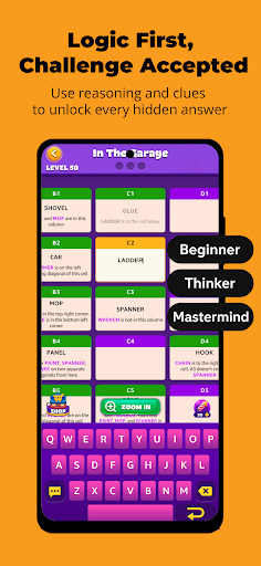 Word Hike -Inventive Crossword ekran görüntüsü