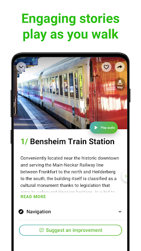 Bensheim Tour Guide:SmartGuide ekran görüntüsü