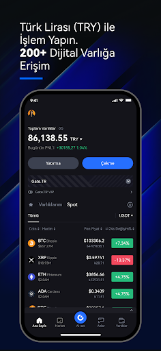 Gate.TR: Bitcoin ve Kripto ekran görüntüsü