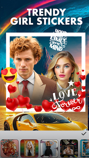 Girlfriend Photo Editor Frames ekran görüntüsü