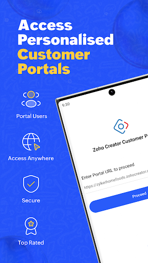 Zoho Creator Portal ekran görüntüsü