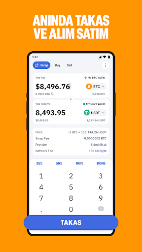 Bitcoin & Kripto DeFi Cüzdanı ekran görüntüsü