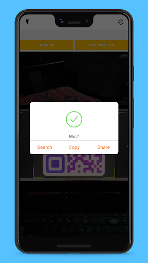 QR code scanner and Generator ekran görüntüsü