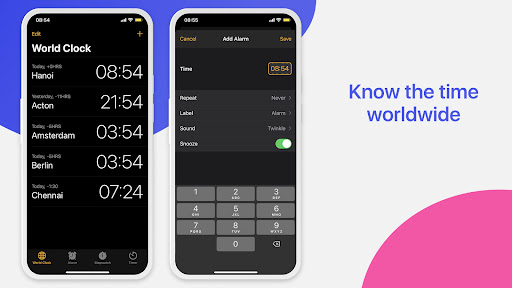 Clock Phone 16, Alarm & Timer ekran görüntüsü
