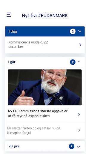 EU i Danmark ekran görüntüsü