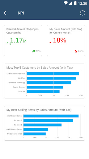 SAP Business One Sales ekran görüntüsü