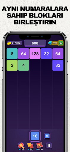 2048 Merge - Sayılar Oyunu ekran görüntüsü