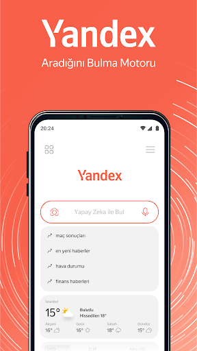 Yandex: Aradığını Bulma Motoru ekran görüntüsü