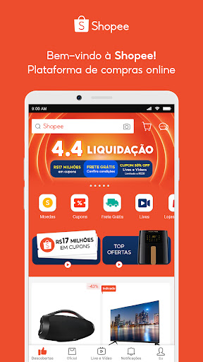 Shopee: 4.4 Liquidação ekran görüntüsü