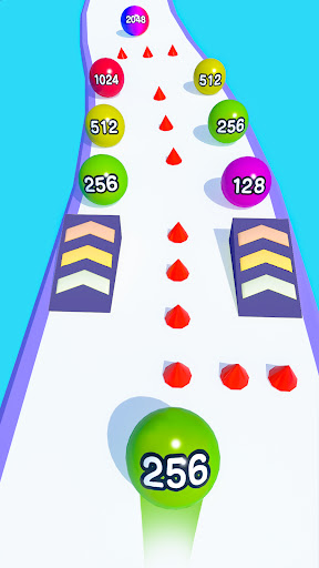 Rolling Ball Run Numbers Game ekran görüntüsü
