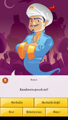 Akinator ekran görüntüsü