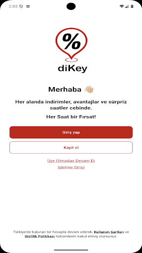 diKey ekran görüntüsü