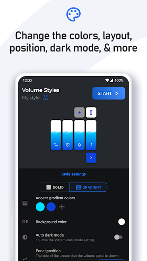 Volume Styles - Özelleştirme ekran görüntüsü