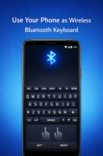 Bluetooth klavye ve fare ekran görüntüsü