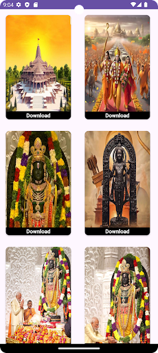 Ram Mandir Ayodhya Wallpaper ekran görüntüsü