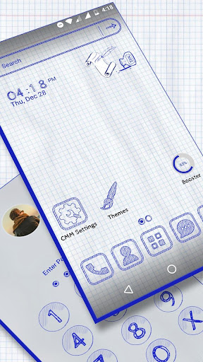 Sketch Launcher Theme ekran görüntüsü