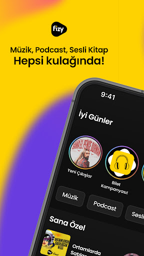 fizy - Müzik & Podcast İndir ekran görüntüsü