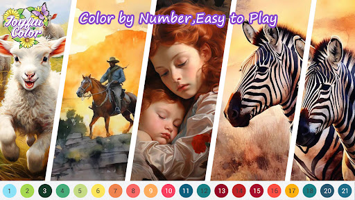 Joyful Color - Color By Number ekran görüntüsü