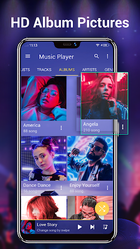 Android için Müzik Çalar ekran görüntüsü