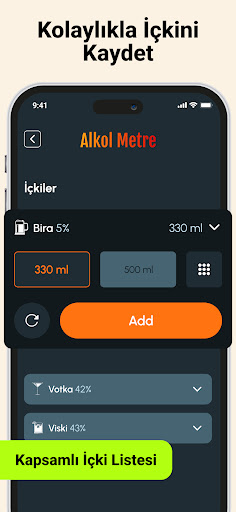 Alkol ve Promil Hesaplayıcı ekran görüntüsü