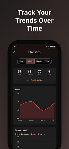Heart Rate & HRV Monitor ekran görüntüsü