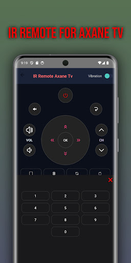 Remote for Axane tv ekran görüntüsü