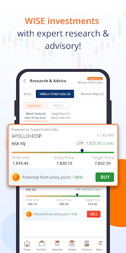 mStock: MF, Stocks, IPO, Demat ekran görüntüsü
