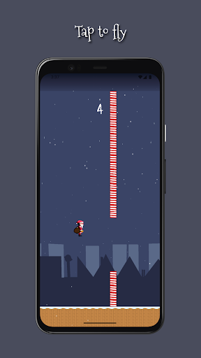 Santa Flight - Tap to Fly Game ekran görüntüsü